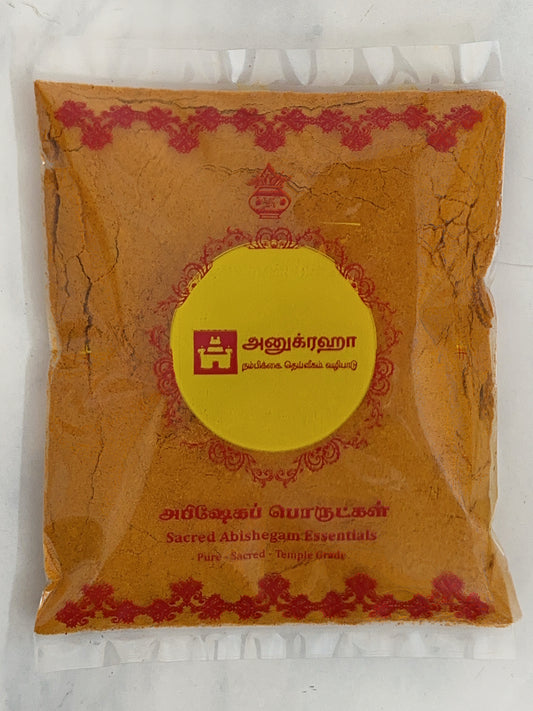 Anugraha turmeric powder for abhishegam and pooja rituals