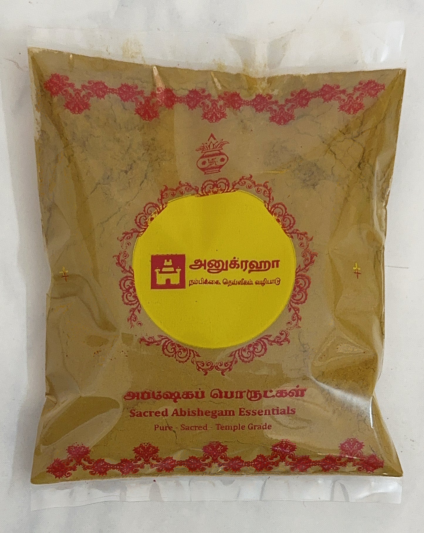 Anugraha thiraviyam powder used for abhishegam rituals