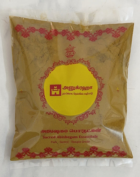 Anugraha thiraviyam powder used for abhishegam rituals