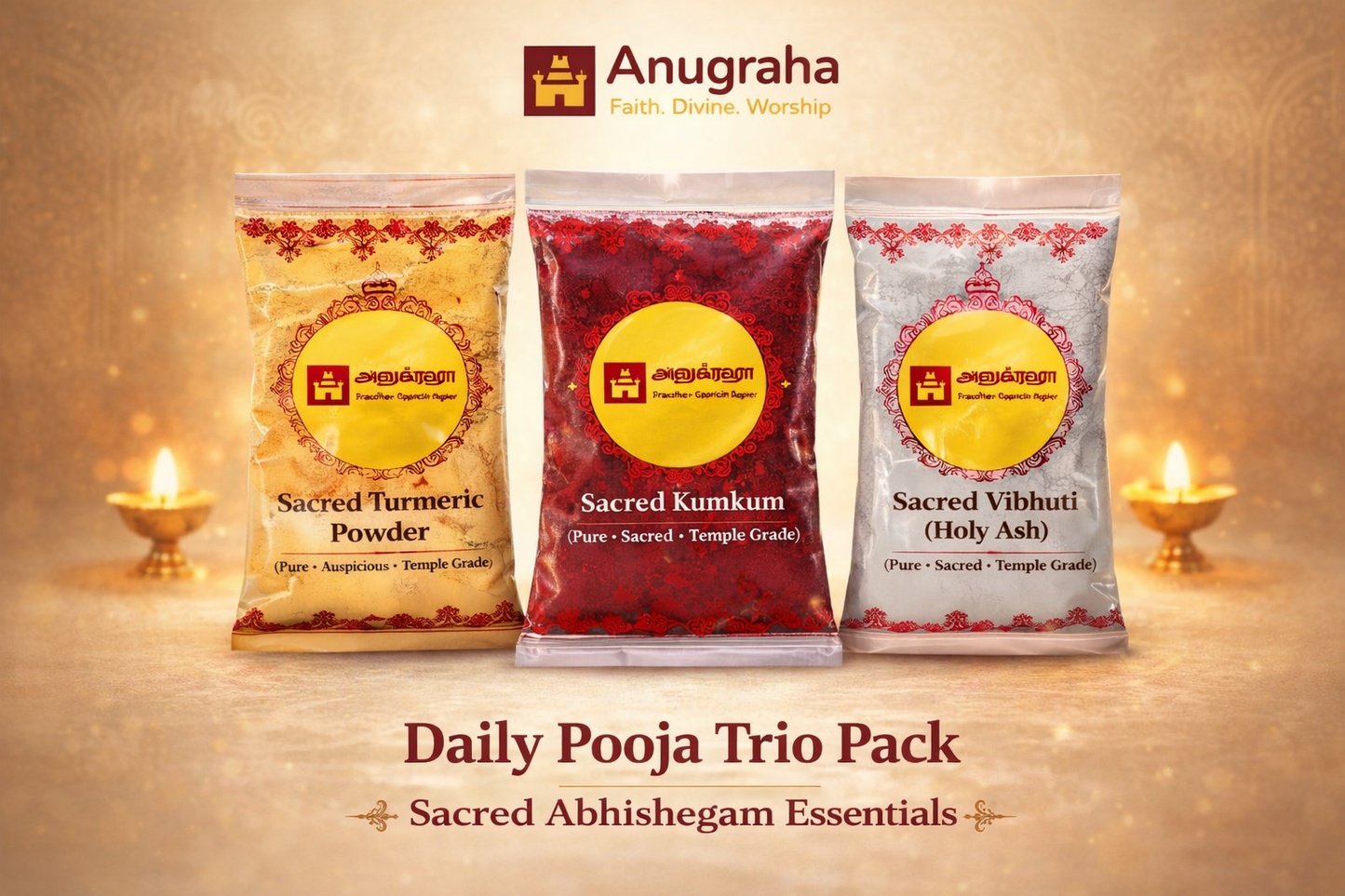 Anugraha Daily Pooja Trio Pack